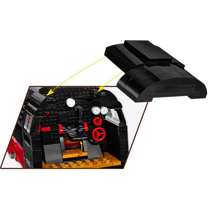 COBI DR BR 03 Steam Locomotive Building Set - 2564 Blocks, 1:35 Scale, With Figure & Track (Age 10+)